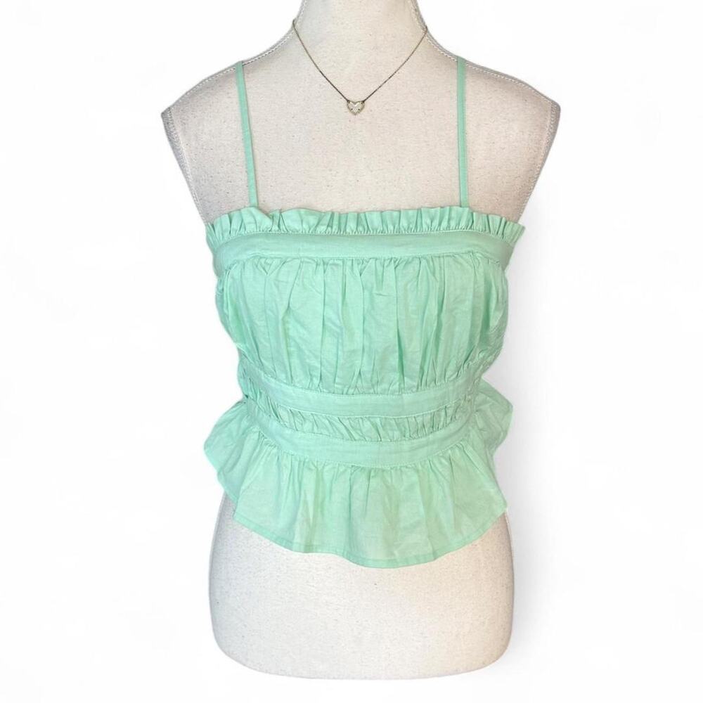 Free People gabby ruffle top size XS